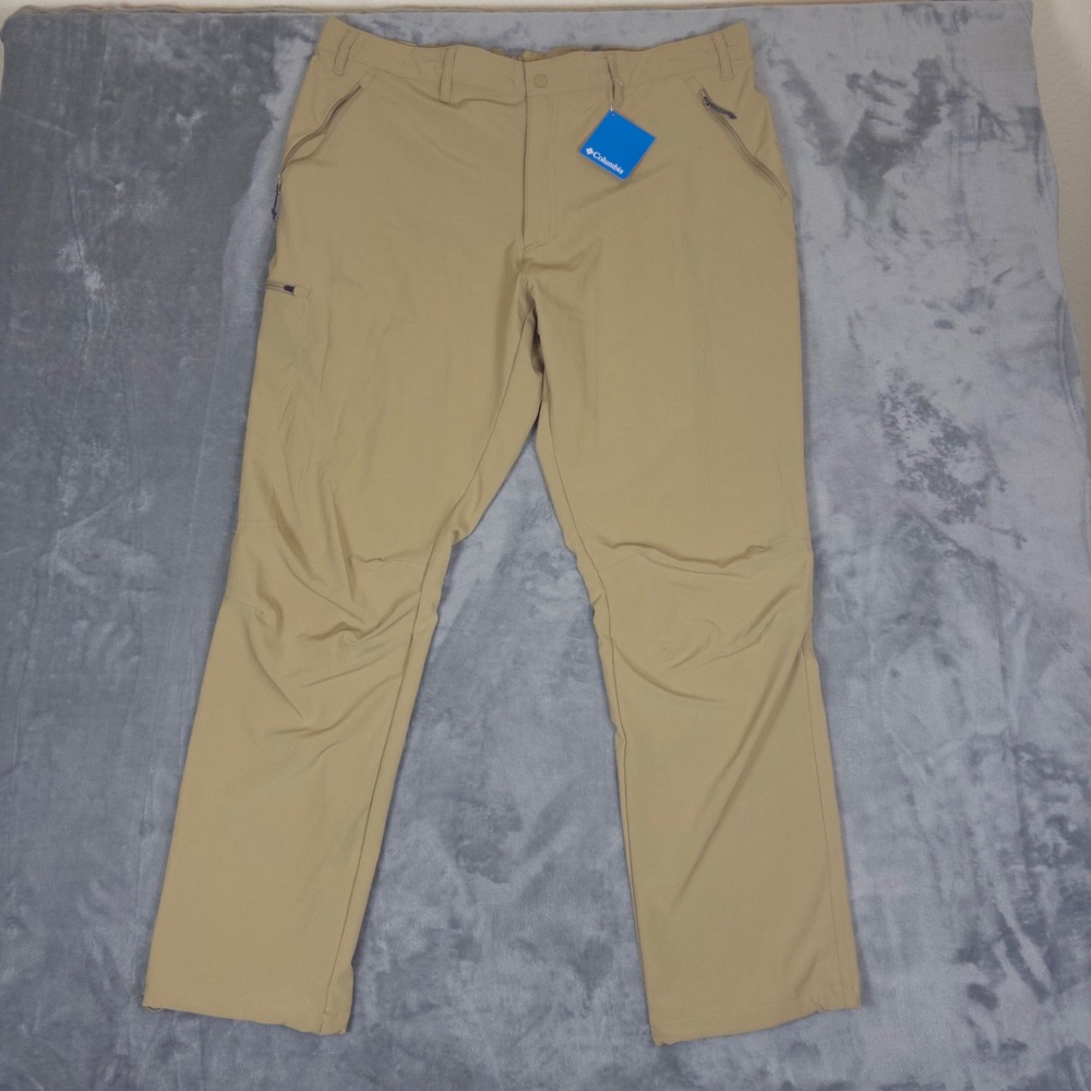 Columbia Fir Ridge Pant Mens 42x32 Tan Hiking Outdoor Active Water Resistant NWT
